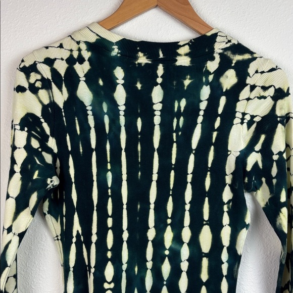 Young Fabulous & Broke Dax Tie Dye Long Sleeve ribbed knit Bodycon maxi Dress - Picture 5 of 9